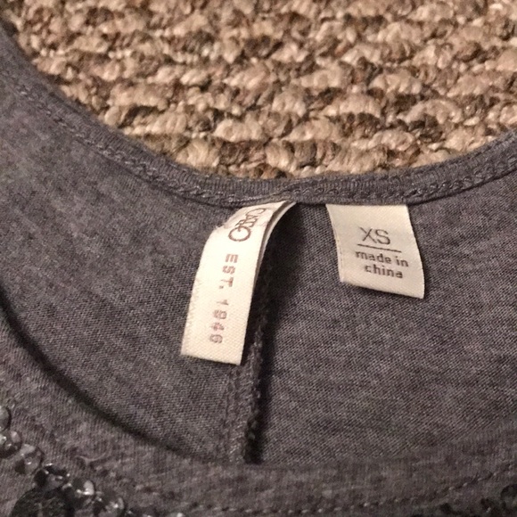 Gray Sequin Top - Picture 3 of 4